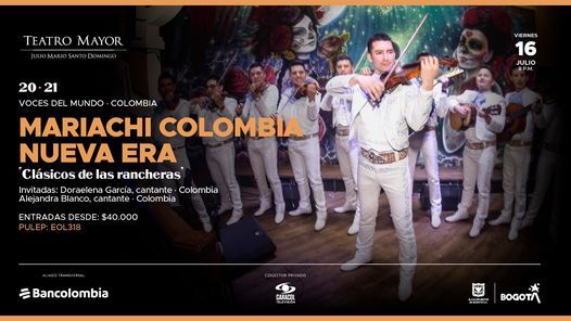 Cartel Teatro Mayor · Clásicos de las Rancheras